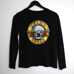 1987 Guns N Roses "Was Here" Vintage Tour Band Rock Tee Shirt 80s 1980s Size XS